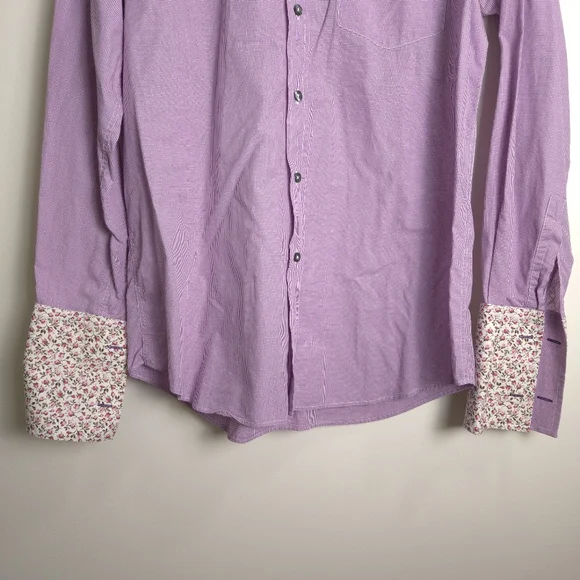 paul smith london dress shirt Paul Smith LONDON Printed Crazy Pattern Long-Sleeve Shirt Multi-Color M (K-169484)